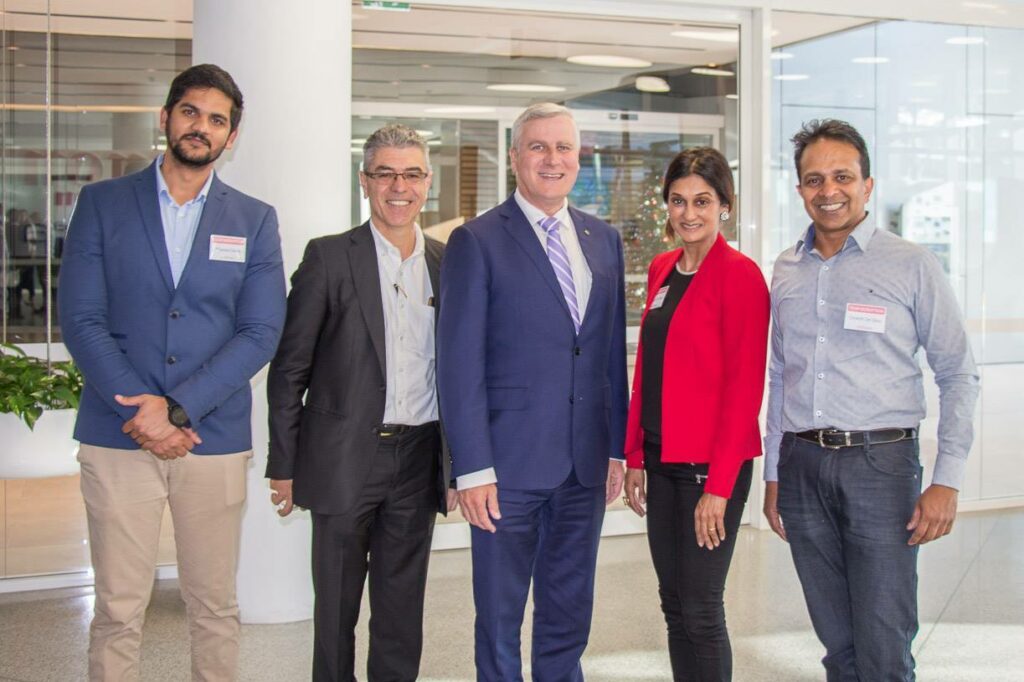 Former Deputy Prime Minister of Australia The Hon. Michael McCormack with team at netStripes