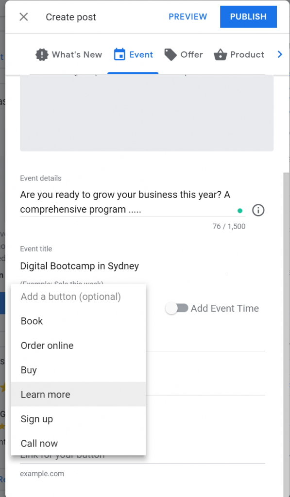 Google Post
